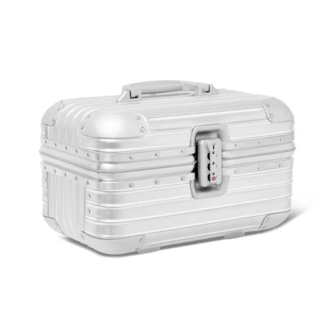 Aluminium-Reise-Kosmetiktasche Aluminium-Reise-Kosmetiktasche