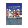 Amsterdam Gepäckaufkleber