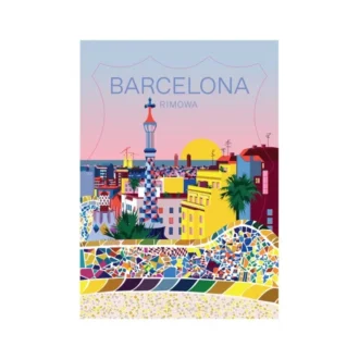Barcelona-Gepäckaufkleber