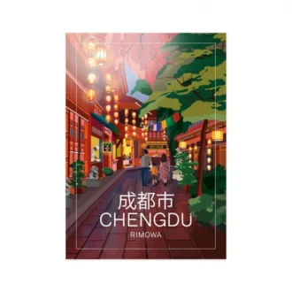 Chengdu-Gepäckaufkleber