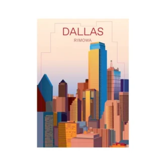 Dallas Gepäckaufkleber