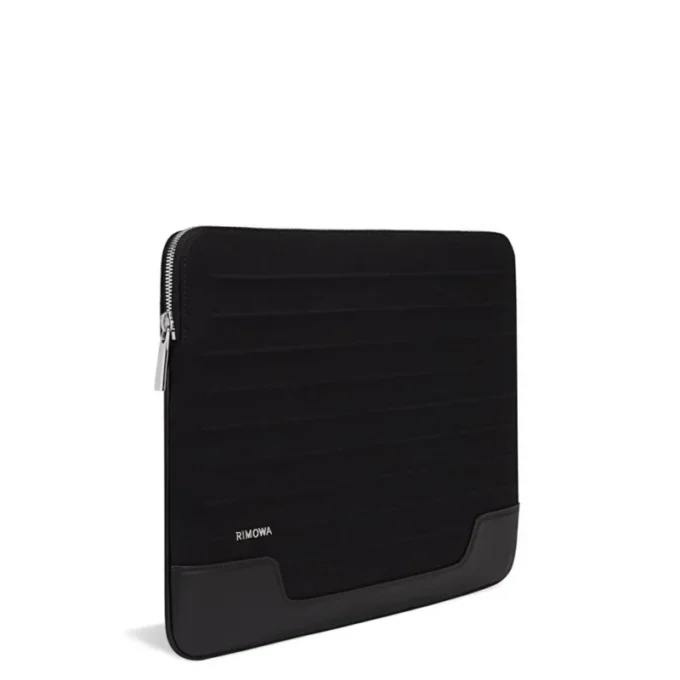 Flache Pouch Laptop-Tasche aus Leder und Canvas Beuteltasche Flache Pouch Laptop-Tasche aus Leder und Canvas Beuteltasche