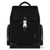 Flap Large aus Leder und Canvas Rucksack