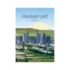 Frankfurt Gepäckaufkleber Frankfurt Gepäckaufkleber