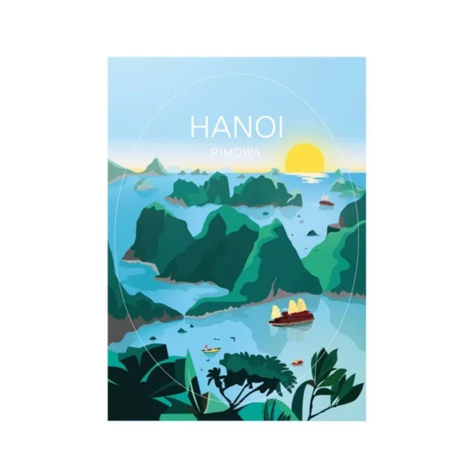 Hanoi-Aufkleber Gepäckaufkleber