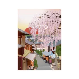 Kyoto-Gepäckaufkleber