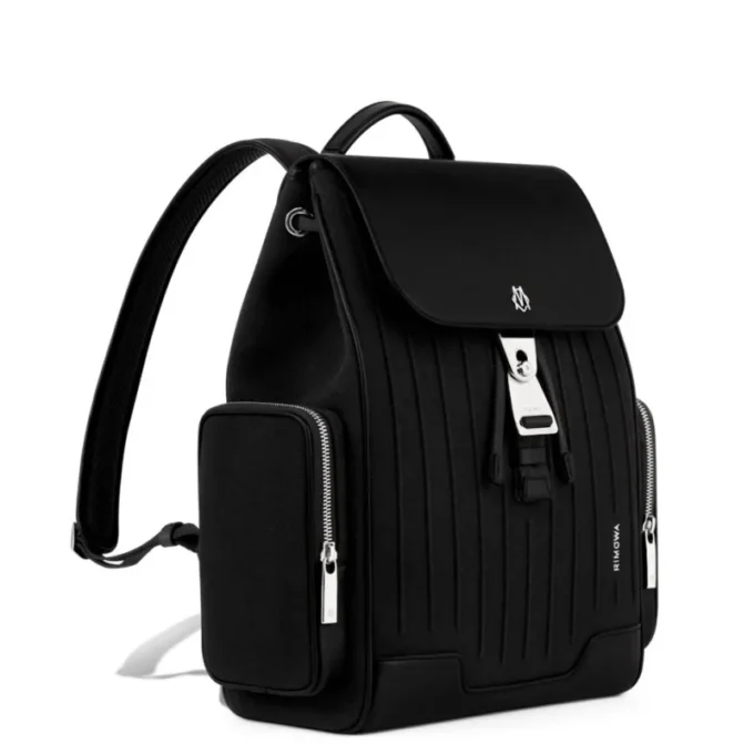 Never Still Small Flap in Leder & Canvas Rucksack