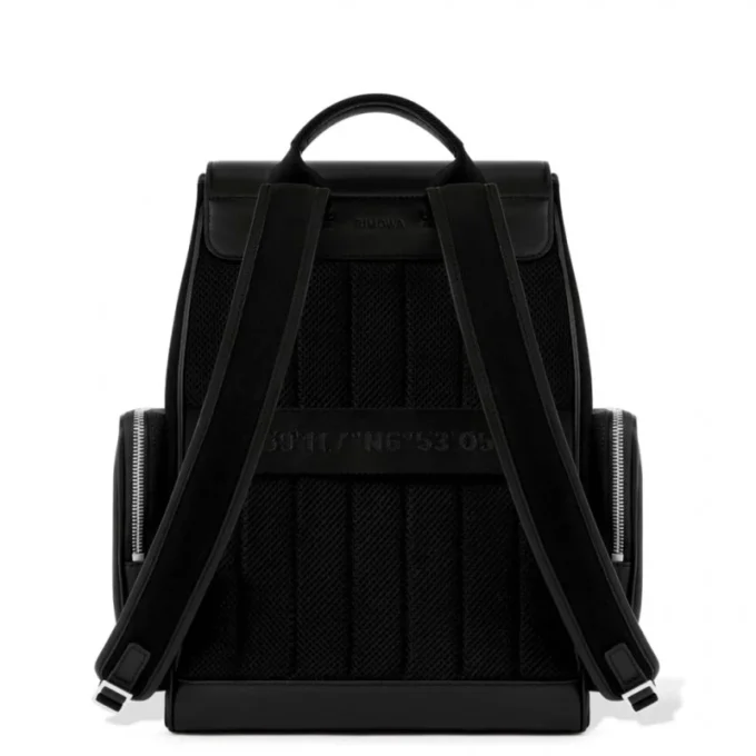 Never Still Small Flap in Leder & Canvas Rucksack