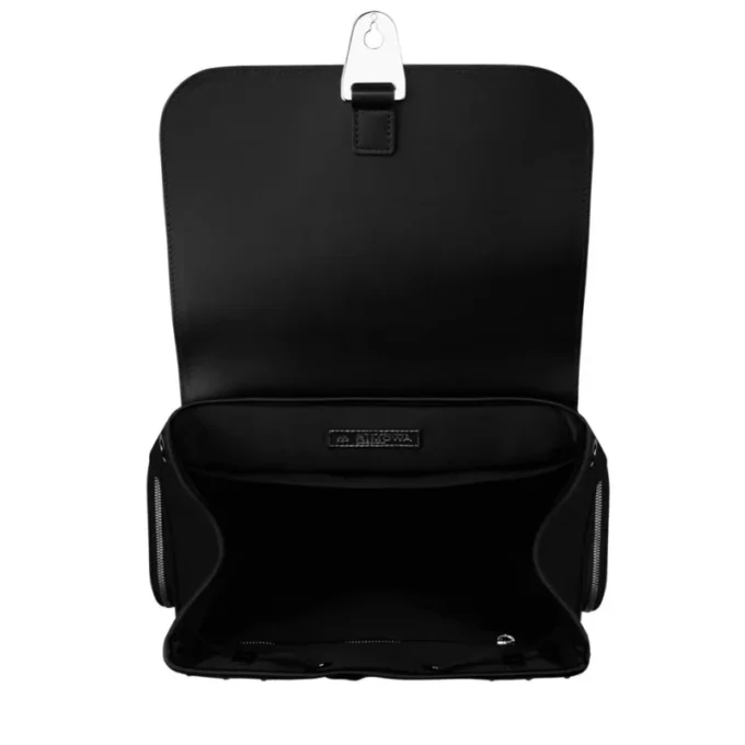 Never Still Small Flap in Leder & Canvas Rucksack
