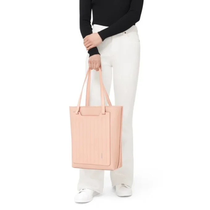 Never Still Vertical aus Leder und Canvas TrageBags