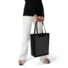 Never Still Vertical aus Leder und Canvas TrageBags