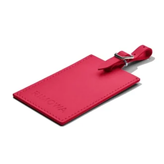Orchid Pink Personalisierte Leder-Gepäckanhänger