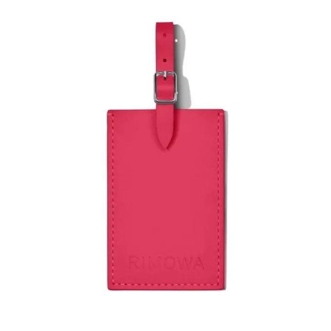 Orchid Pink Personalisierte Leder-Gepäckanhänger