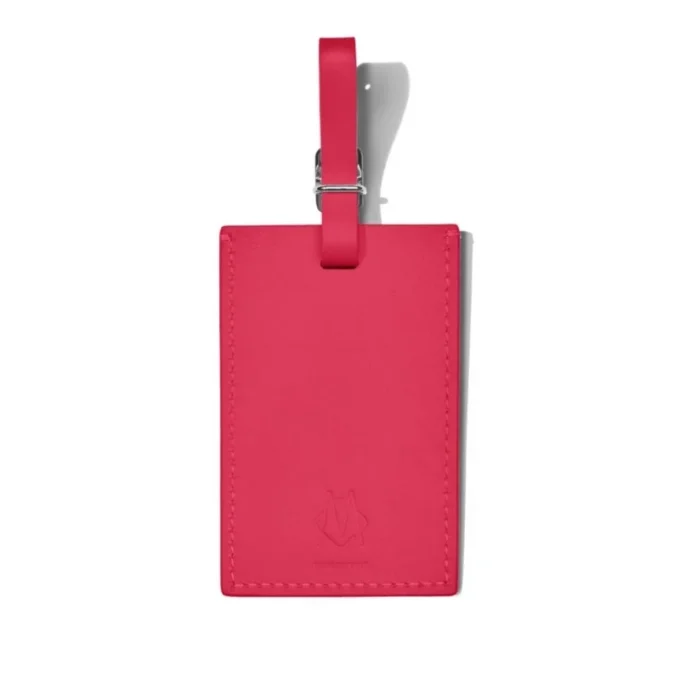 Orchid Pink Personalisierte Leder-Gepäckanhänger