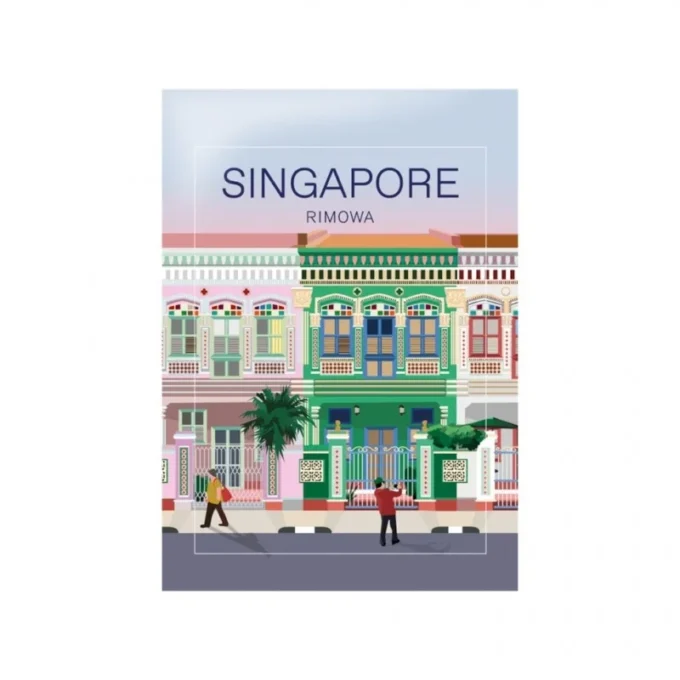 Singapur-Gepäckaufkleber Singapur-Gepäckaufkleber