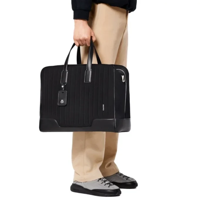 Weekender-Tasche aus Canvas und Leder Reisetaschen